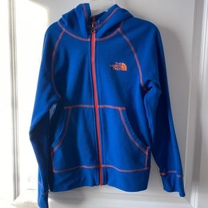 North face nice thin fleece with hood